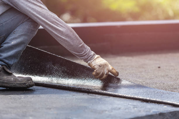 Professional Waterproofing technician working in Cramerton, NC